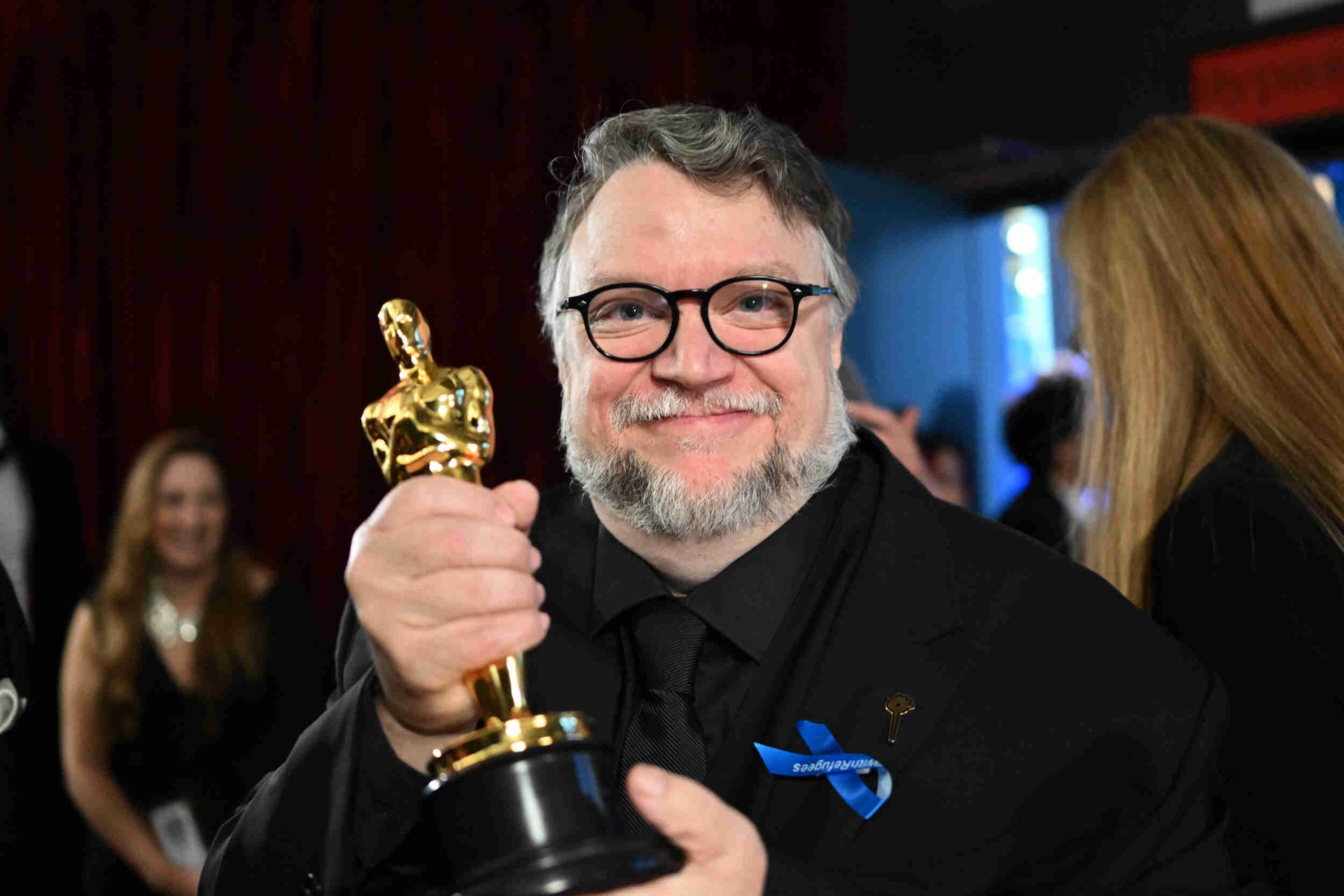 Guillermo del Toro durante una aparición pública dedicada a su trayectoria cinematográfica